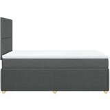  Krevet box spring s madracem tamnosivi 120 x 190 cm tkanina | shoptok.hr