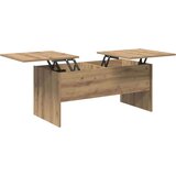 vidaXL Klubska miza artisan hrast 102 x 50,5 x 46,5 cm Konstruiran les | Shoptok.si