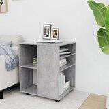 vidaXL Omarica na kolesih betonsko siva 60x53x72 cm iverna plošča Cene