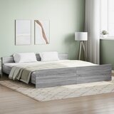 vidaXL Okvir kreveta s uzglavljem i podnožjem boja hrasta 200x200 cm Cijene