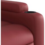  Naslanjač vinsko rdeče umetno usnje | Shoptok.si