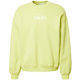 Smiles Majica 'Rayan' svetlo zelena / bela | Shoptok.si