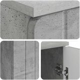  Stol Betonska siva 142,5 x 50 x 75 cm Konstruirano drvo | Eponuda.com