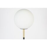 Zuiver Črno-bela stoječa svetilka s steklenim senčilom (višina 145 cm) Orion – | Shoptok.si