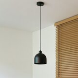  Duolla - Visilica na sajli IRONLINE 1xE27/15W/230V, prečnik 17 cm, crna | Eponuda.com