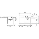 Franke SUDOPER MTK 611-78 lijevi crna, (124.0433.433) | shoptok.hr