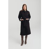 Legendww elegantni zenski crni kaput sa dzepovima | ePonuda.com