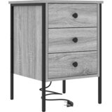  Noćni ormar Sivi hrast sonoma 42 x 41 x 61 cm Konstruirano drvo | shoptok.hr