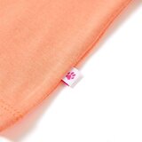  Dječja majica sa širokim rukavima neonskonarančasta 104 | shoptok.hr