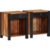 vidaXL Nočne omarice 2 kosi 40x35x50 cm Trdni les akacija | Shoptok.si