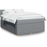  Krevet box spring s madracem svjetlosivi 140x200 cm od tkanine | shoptok.hr