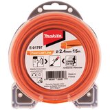 Makita Tiha najlonska nitka oranžna, Premer: 2,4 mm, Dolžina: 15m, E-01797 | Shoptok.si