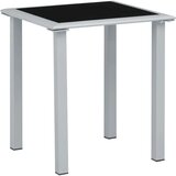  Ležaljke za sunčanje sa stolićem 2 kom aluminijske krem | shoptok.hr