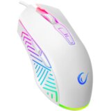  Miš gaming RAMPAGE SMX-G68 SPEAR Full RGB 7200DPI White 7D Macro Gaming Mouse | Eponuda.ba