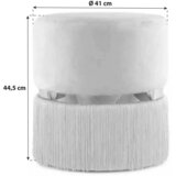 Kayoom TABURE, kovina, tekstil, leseni material siva, črna, srebrne barve | Shoptok.si