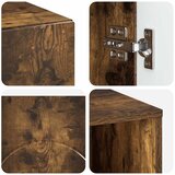  Set ormarića za kupaonicu 2 kom. Dimljeni hrast Prerađeno drvo | shoptok.hr