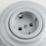  Kliklap - Retro zidna utičnica sa ramom SCHUKO 230V/16A siva | Eponuda.com