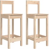  Barske stolice 2 kom 40 x 41,5 x 112 cm od masivne borovine | Eponuda.com
