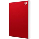 Seagate Zunanji prenosni disk One Touch, 2 TB, rdeča | Shoptok.si