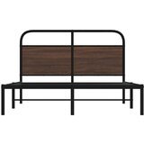 vidaXL Okvir kreveta bez madraca smeđa boja hrasta 140x200 cm drveni | shoptok.hr