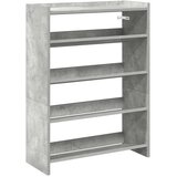 Maison Chic Regal za čevlje - Polica za čevlje betonsko siv 60x25x81 cm inženirski les, (21776611) Cene
