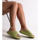  Green ruched sandals Miniya | ePonuda.com