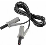 Voltcraft Visokofleksibilni varnostni merilni kabel [lamelni vtič 4 mm - lamelni vtič 4 mm] 1.5 m črne barve MSB-501 10 A, (20422604) Cene