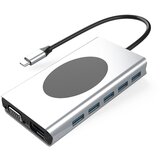 INF 13-v-1 usb-c zvezdišče s hdmi, vga, ethernet, čitalnikom sd kartic in še več, (21778792) | Shoptok.si