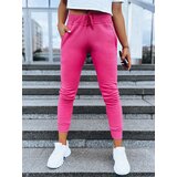 DStreet Spodnie damskie dresowe FITS różowe | Shoptok.si