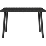  Vrtni stolić za kavu pravokutni crni 60x40x37 cm poliratan | shoptok.hr