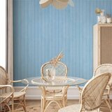  Tapeta - Blue Panels - Wooden planks in a pastel blue shade. 50x1000 Vodootporna | shoptok.hr