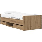  Krevetna konstrukcija Hrast artisan Konstruirano drvo | shoptok.hr