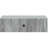 Stolna Stenska stranska miza Siva Sonoma 59 x 34,5 x 17 cm, (5000232531) | Shoptok.si