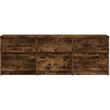 vidaXL TV ormarić s LED svjetlima boja hrasta 140x34x50 cm drveni | shoptok.hr