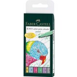 Faber-Castell Flomastri Faber-Castell Pitt B Pastel, 6 kosov Cene