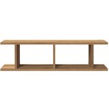 vidaXL Stenske police 2 kosa artisan hrast 75x18x20 cm inž. les | Shoptok.si