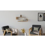 Hanah home eldo - walnut walnut wall shelf | ePonuda.com