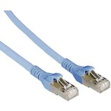Metz Connect 1308453044-E RJ45 omrežni kabel\, Patch kabel CAT 6a S/FTP 3.00 m modra z zaščitnim zapornim zatičem 1 kos, (20421505) | Shoptok.si