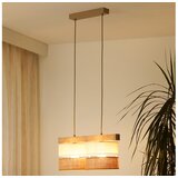 Brilagi - Visilica na sajli FOREST 2xE27/15W/230V borovina/bež/krem | Eponuda.com