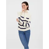 Vero_Moda Blue-cream striped sweater Saba - Women