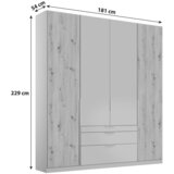 Modern Living Omara S Klasičnimi Vrati Alabama, Barva Hrasta | Shoptok.si