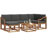  Set vanjskih sofa 7 kom. Prirodna i antracit | shoptok.hr