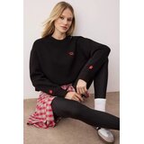 TRENDYOLMILLA ženski duks Twoaw26Sw00200, Crna-Crna | Eponuda.com
