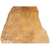 Stolna ploča 180x40x3,8cm od masivnog drva manga sa živim rubom | shoptok.hr