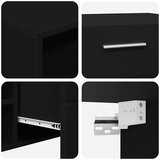 Set TV komoda s ladicama FLORIN 3 pcs Crna Konstruirano drvo | shoptok.hr