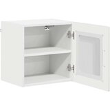 vidaXL Stenska kuhinjska omarica s polico 2 pcs Visok sijaj bela | Shoptok.si