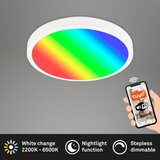 BRILO LED RGBW prigušiva stropna svetiljka LED/20W/230V 2200-6500K prečnik 27 cm | Eponuda.com