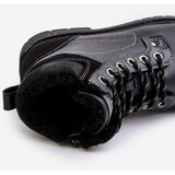 EVENTO PE1 Insulated men's boots made of eco leather black Venredia | Eponuda.ba