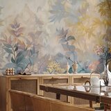  Foto tapeta - Tapestry Pattern with a Meadow and Flowers Kilim with a Spring Motif 400x280 | shoptok.hr