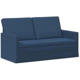  Set sofe 2 pcs Plava Tkanina - Plava Jednostruka + Dvostruka (140 cm) | shoptok.hr